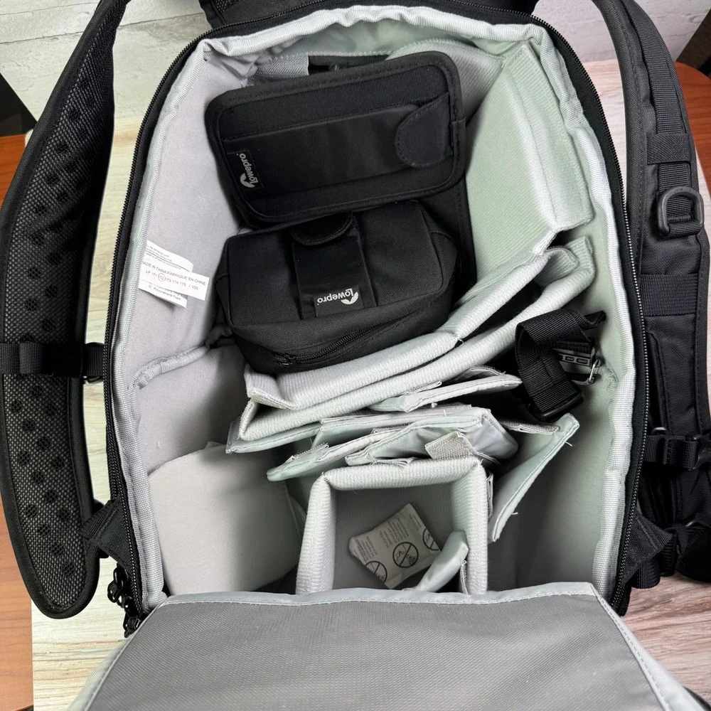 Lowepro‎ ProTactic 350 AW Camera Backpack Black ActivZone Laptop Compartment